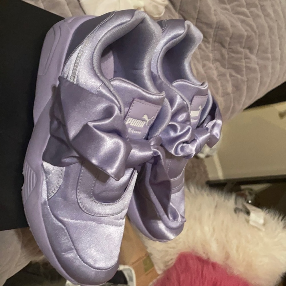 Fenty purple shoes size 7